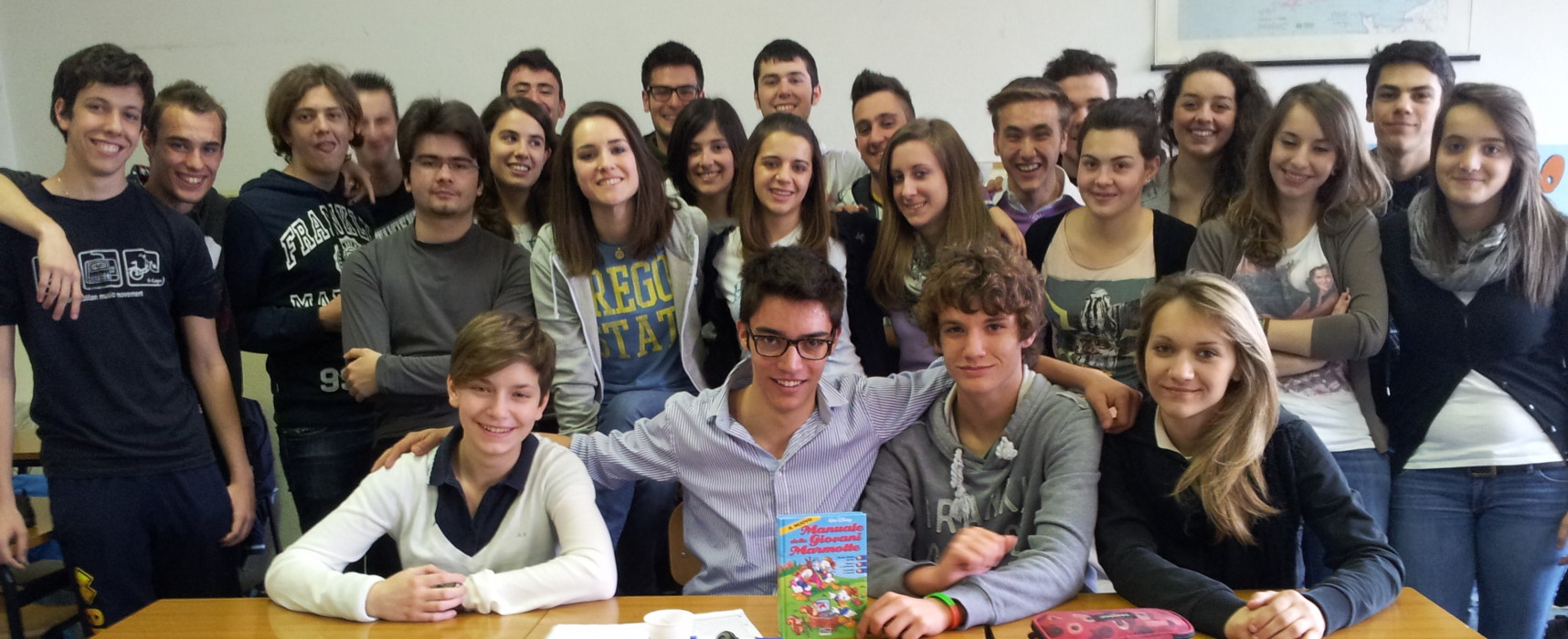 Foto di classe: Ester Armanio al Liceo Peano di Tortona