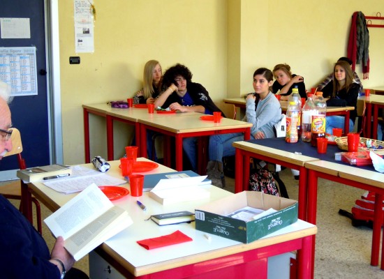 Bruno Gambarotta al Liceo Monti di Chieri