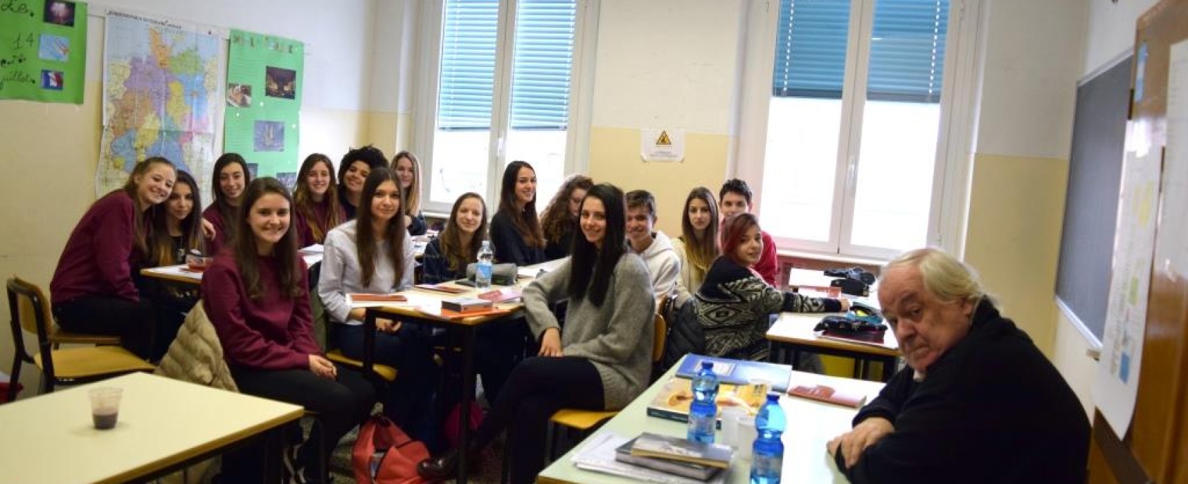 La 2A linguistico dell’Istituto Superiore Balbo di Casale Monferrato (AL) incontra Milo De Angelis