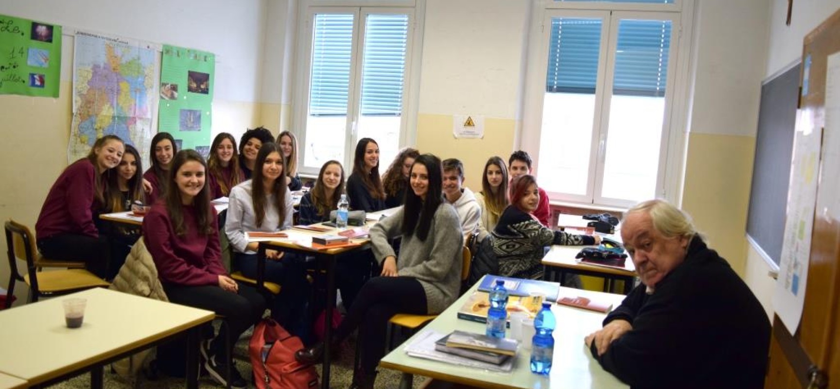 La 2A linguistico dell’Istituto Superiore Balbo di Casale Monferrato (AL) incontra Milo De Angelis