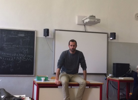 Pietro Grossi racconta il suo  primo incontro al Liceo Spinelli di Torino