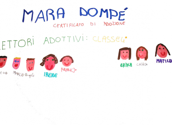 Il primo incontro dei bambini della scuola primaria di Cisterna D’Asti con la scrittrice Mara Dompè