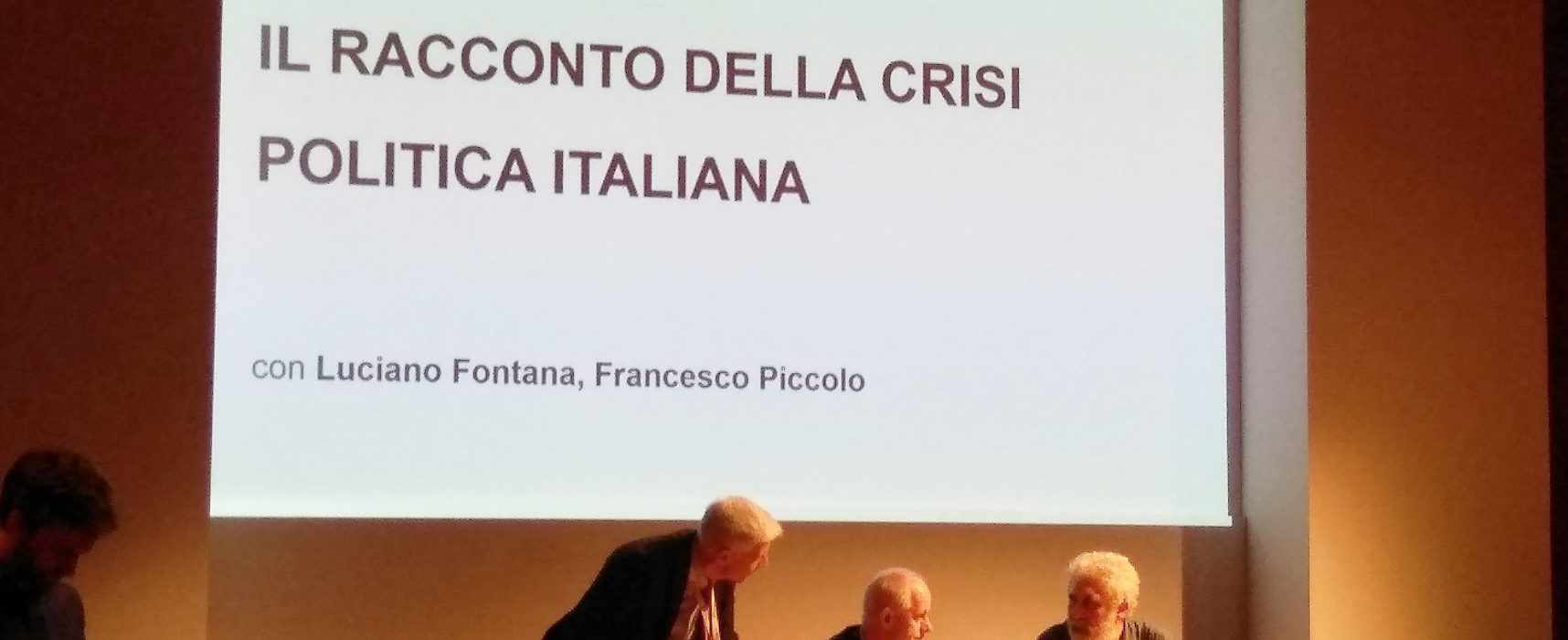 La crisi politica italiana raccontata da Francesco Piccolo e Luciano Fontana