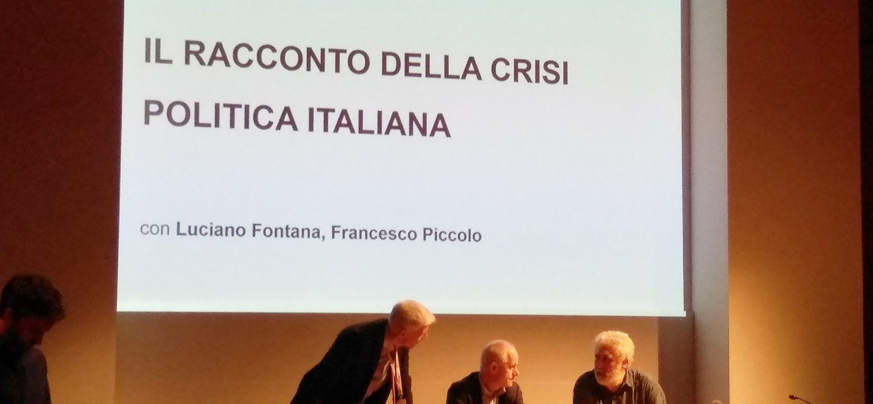 La crisi politica italiana raccontata da Francesco Piccolo e Luciano Fontana