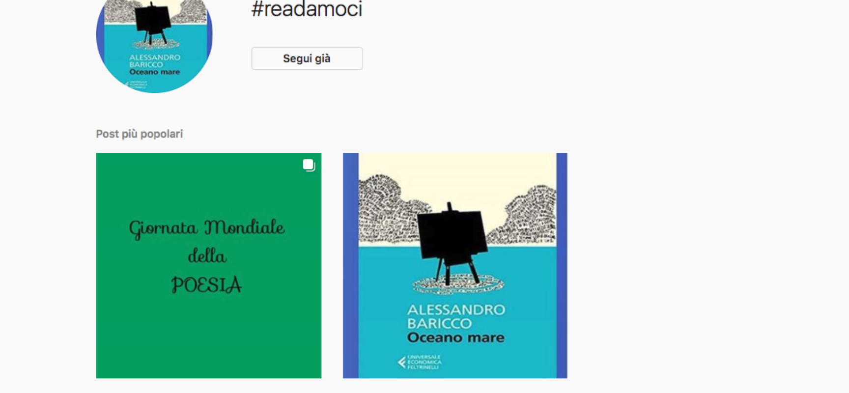 #ReadAmoci Il 21 Marzo parte la pagina Instagram del Poerio che legge