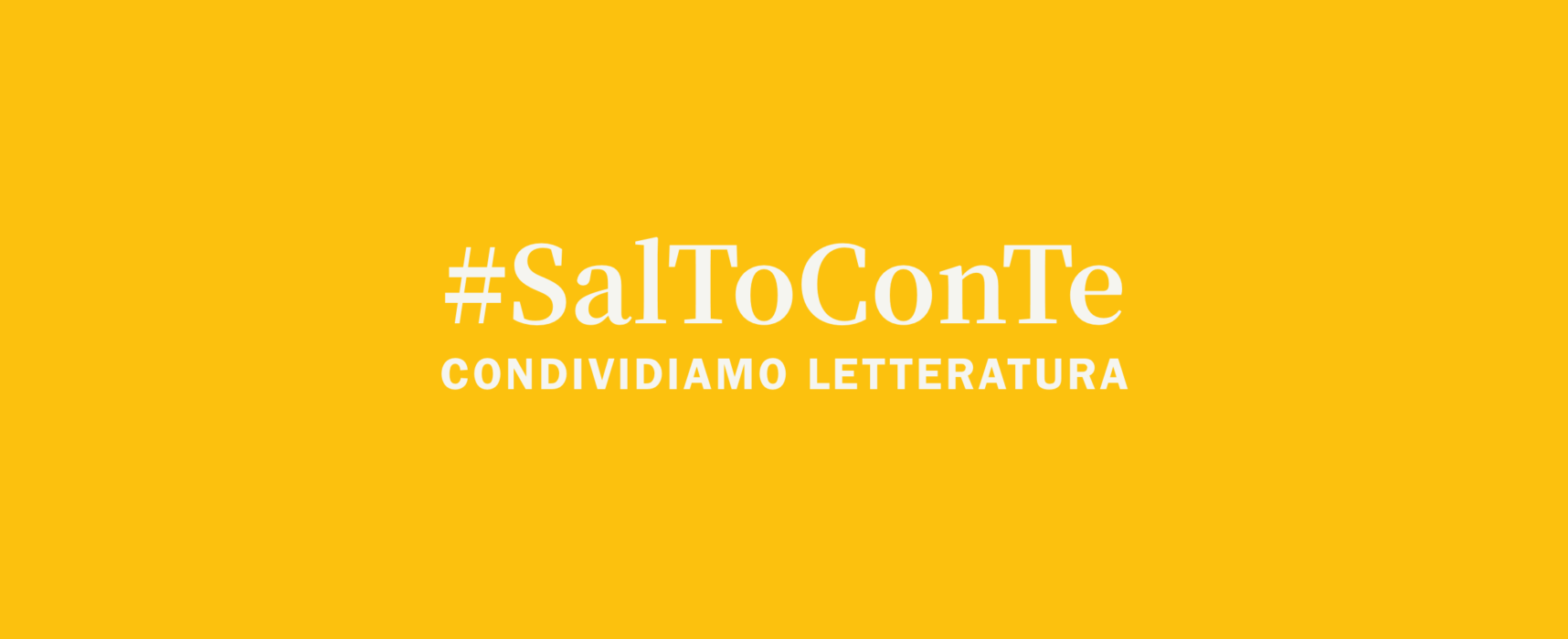 #Condividete letteratura