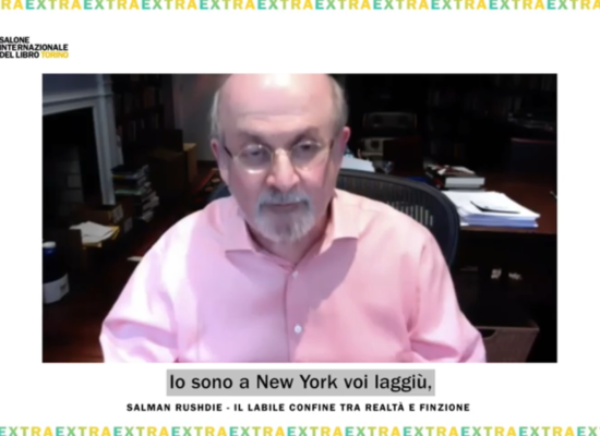 Salman Rushdie al Salone con parole di positività e speranza