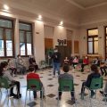 Daniele Nicastro racconta il suo primo incontro in presenza alla scuola Primaria di Coggiola Biella