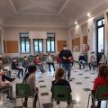 Daniele Nicastro racconta il suo primo incontro in presenza alla scuola Primaria di Coggiola Biella